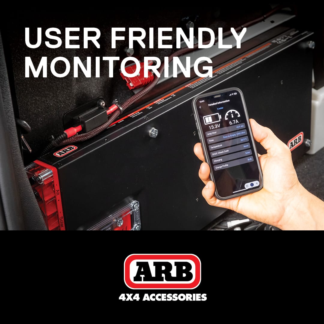 Batterie ARB Slimline 100Ah LiFePO4 avec chargeur DC-DC 40A sur Xperts4x4 Accessoires 4x4 Off-Road