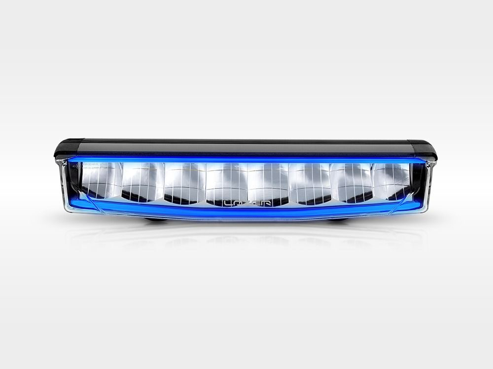 Barre LED LAZER LAMPS AIR-55 avec feu de position bleu sur Xperts4x4 Accessoires 4x4 Off-Road