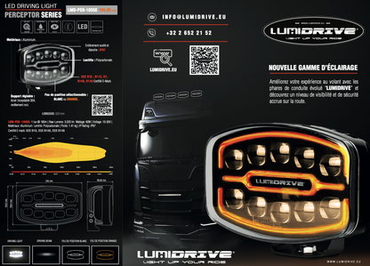 Feu de Route LED LUMIDRIVE Perceptor 10 - Éclairage Haute Puissance sur Xperts4x4 Accessoires 4x4 Off-Road