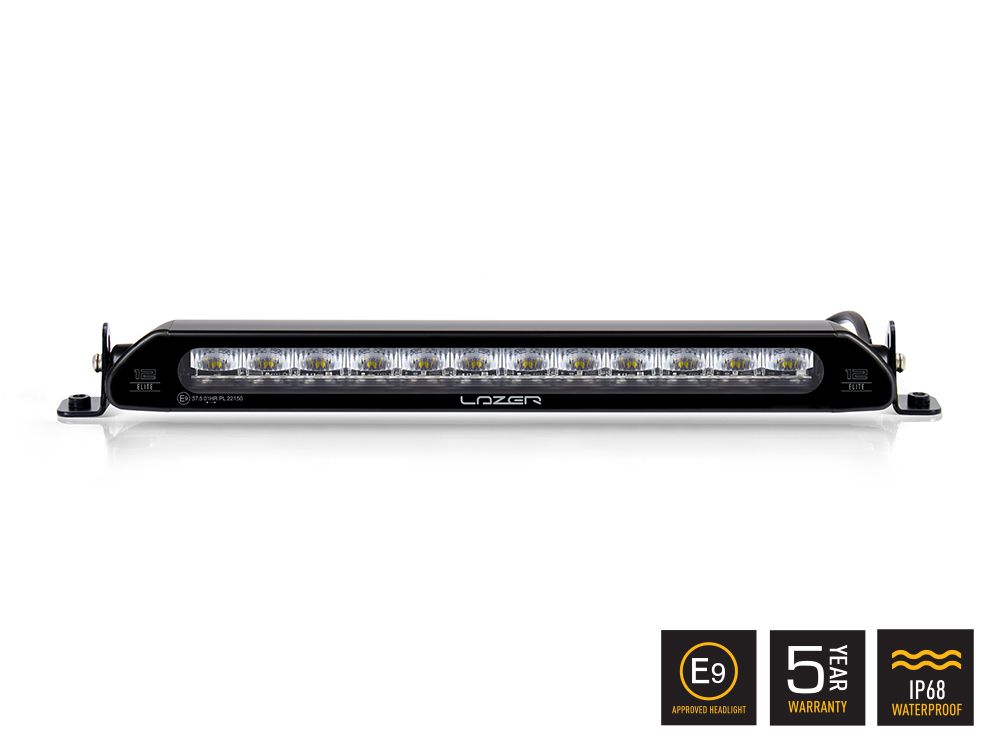 Barre LED LAZER LAMPS Linear-12 Elite avec 8100 lumens, éclairage LED robuste pour véhicules tout-terrain.