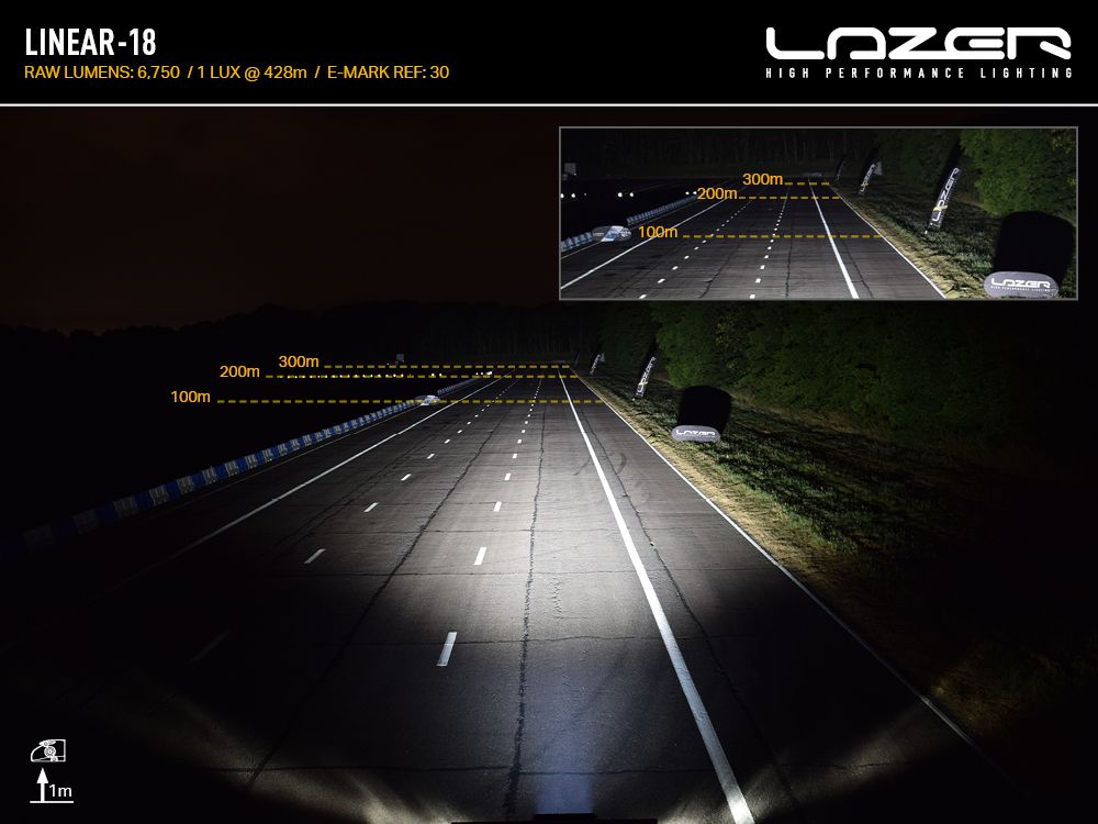 LAZER LAMPS Linear-18 — Barre LED 13500 lm sur Xperts4x4 Accessoires 4x4 Off-Road