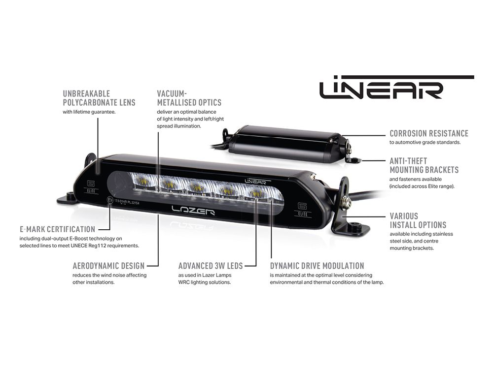 LAZER LAMPS Linear-48 — Barre LED 18000 lm sur Xperts4x4 Accessoires 4x4 Off-Road
