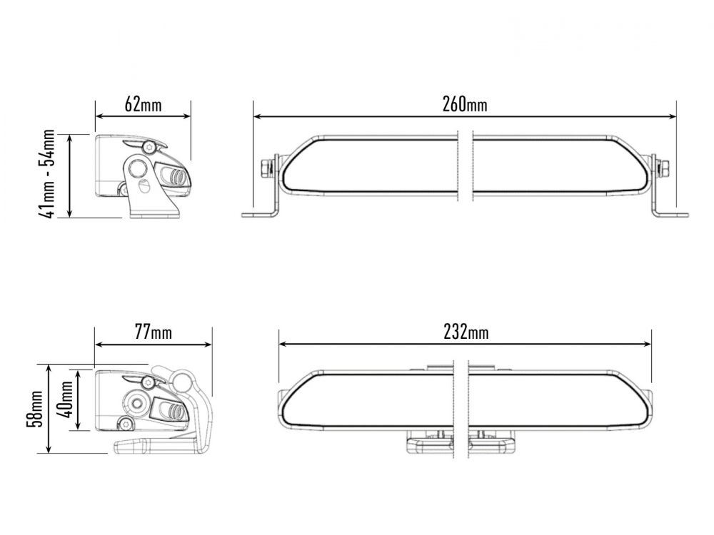 Barre LED LAZER LAMPS Linear-6 Elite, éclairage LED puissant de 4050 lumens, pour véhicules tout-terrain.