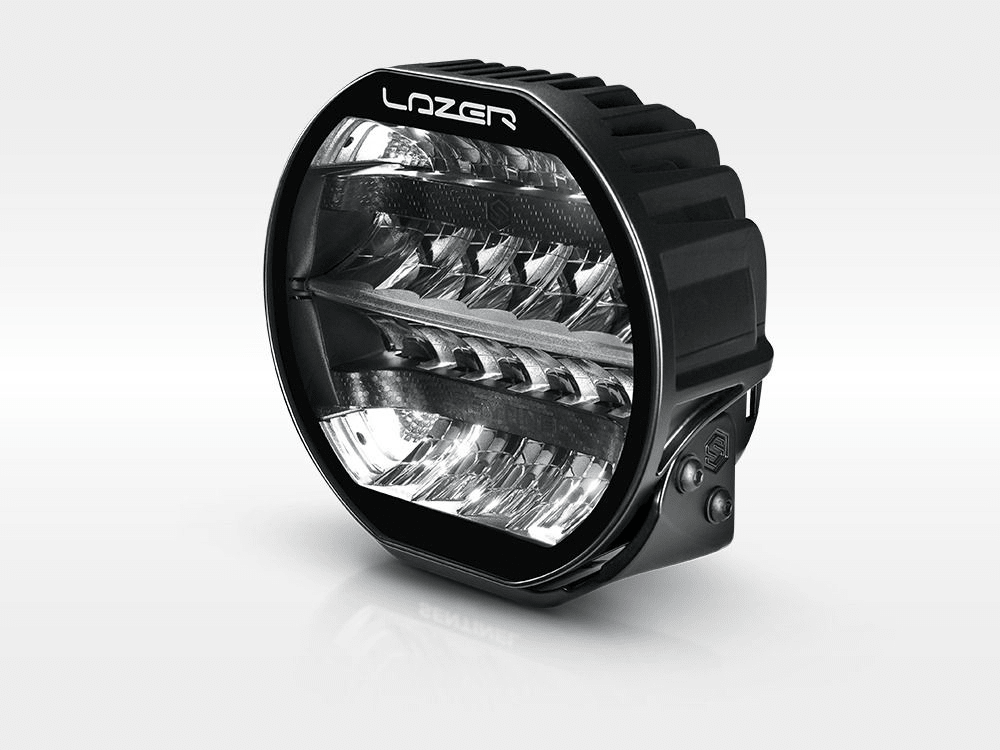 LAZER LAMPS Sentinel 9'' Chrome - Support Slim — Phare Additionnel LED - BYD Shark 2024+