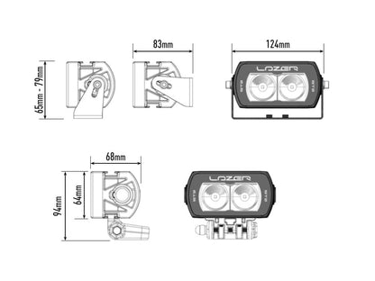 LAZER LAMPS ST2 Évolution — Barre LED Slim 2068 lm sur Xperts4x4 Accessoires 4x4 Off-Road