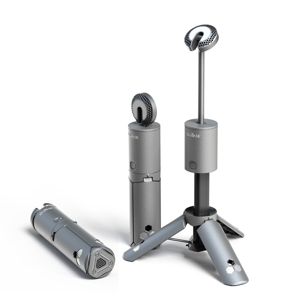 OuTask Lampe Télescopique LED Outdoor 720° - Noire sur Xperts4x4 Accessoires 4x4 Off-Road