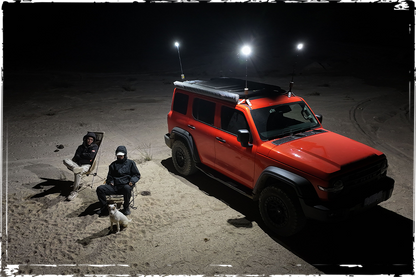 OuTask Lampe Télescopique LED Outdoor 720° - Noire sur Xperts4x4 Accessoires 4x4 Off-Road