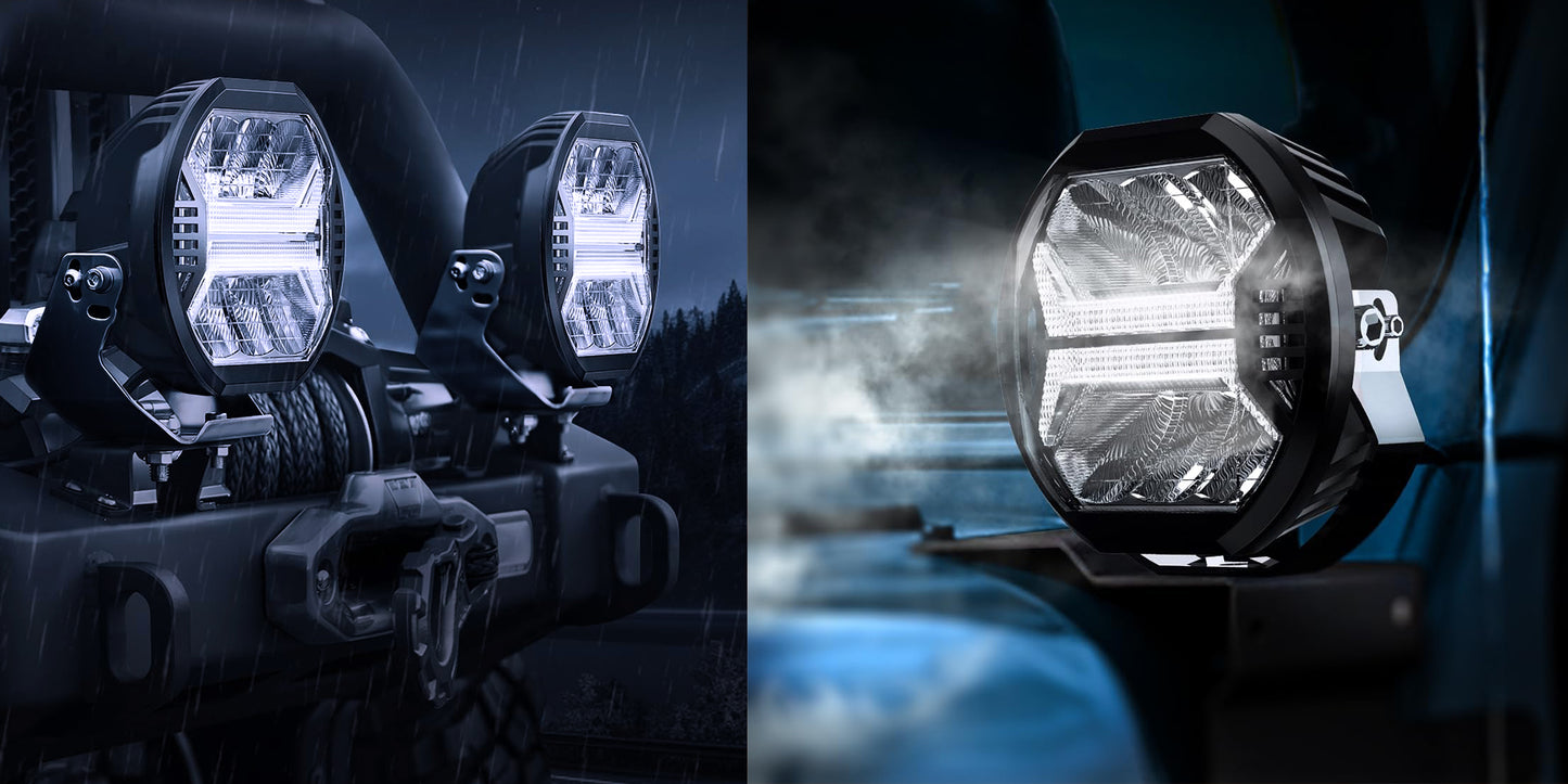 Phare LED XDRIVE 4.0 Lumidrive – Puissance & Sécurité 24W sur Xperts4x4 Accessoires 4x4 Off-Road