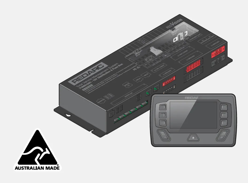 Écran RedVision pour module de contrôle Redarc (DISP4300-RC) sur Xperts4x4 Accessoires 4x4 Off-Road