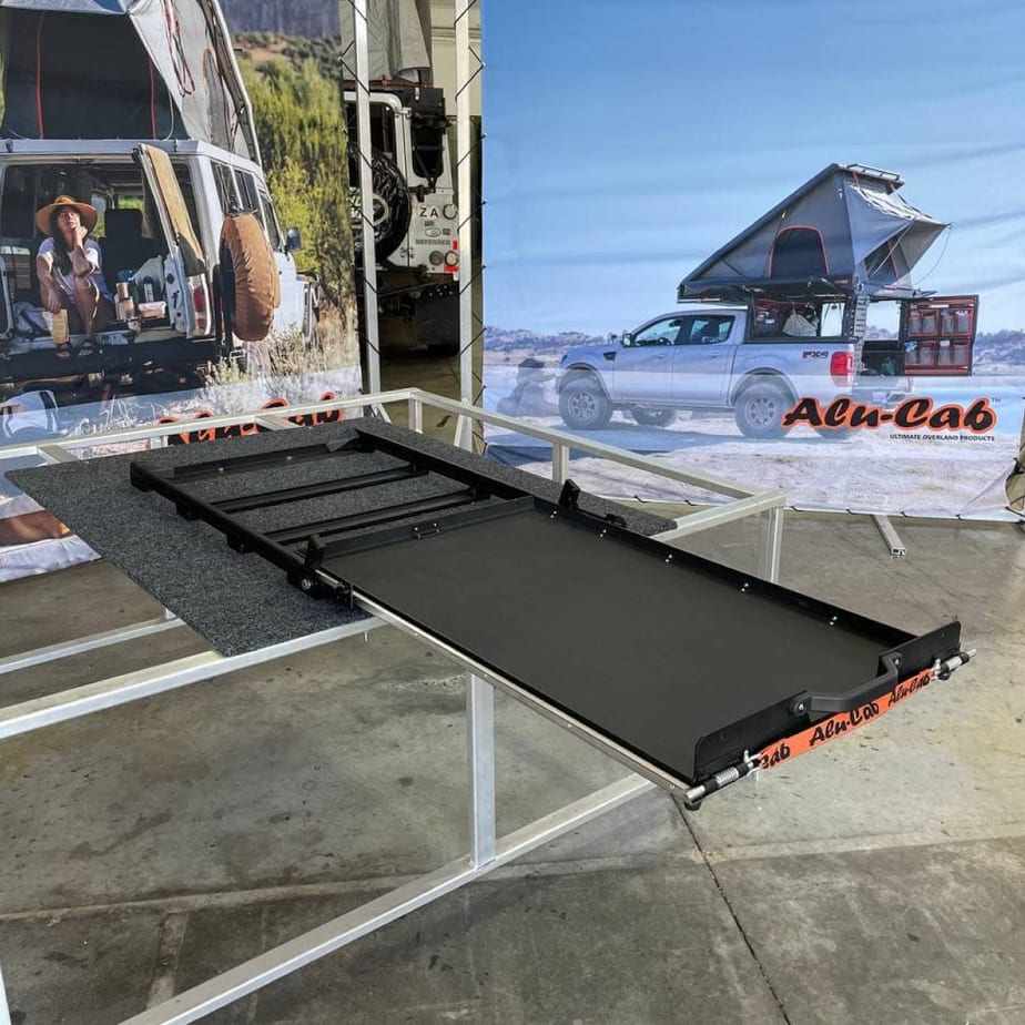Plateau Coulissant/Basculant ALU-CAB pour Refrigerateur/Congelateur sur Xperts4x4 Accessoires 4x4 Off-Road
