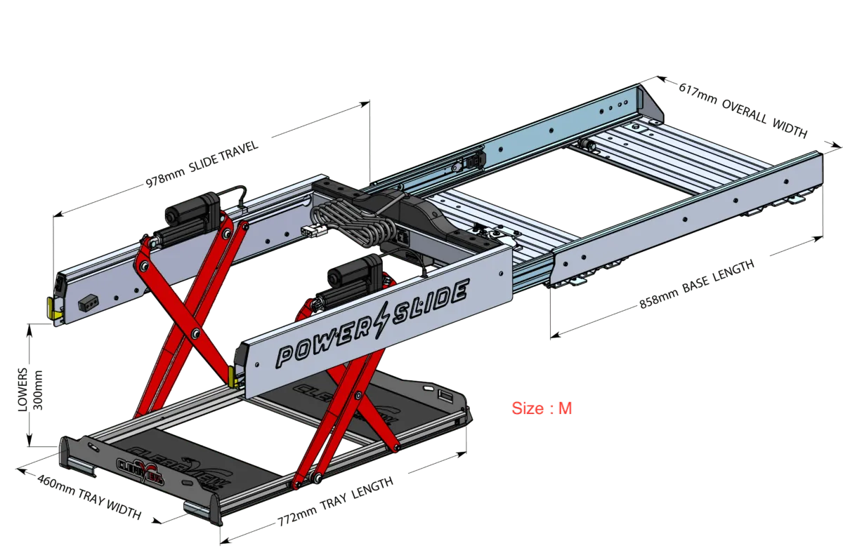 Plateau Coulissant/Basculant (Drop-slide) Electrique - ClearView | N°1 Mondial sur Xperts4x4 Accessoires 4x4 Off-Road