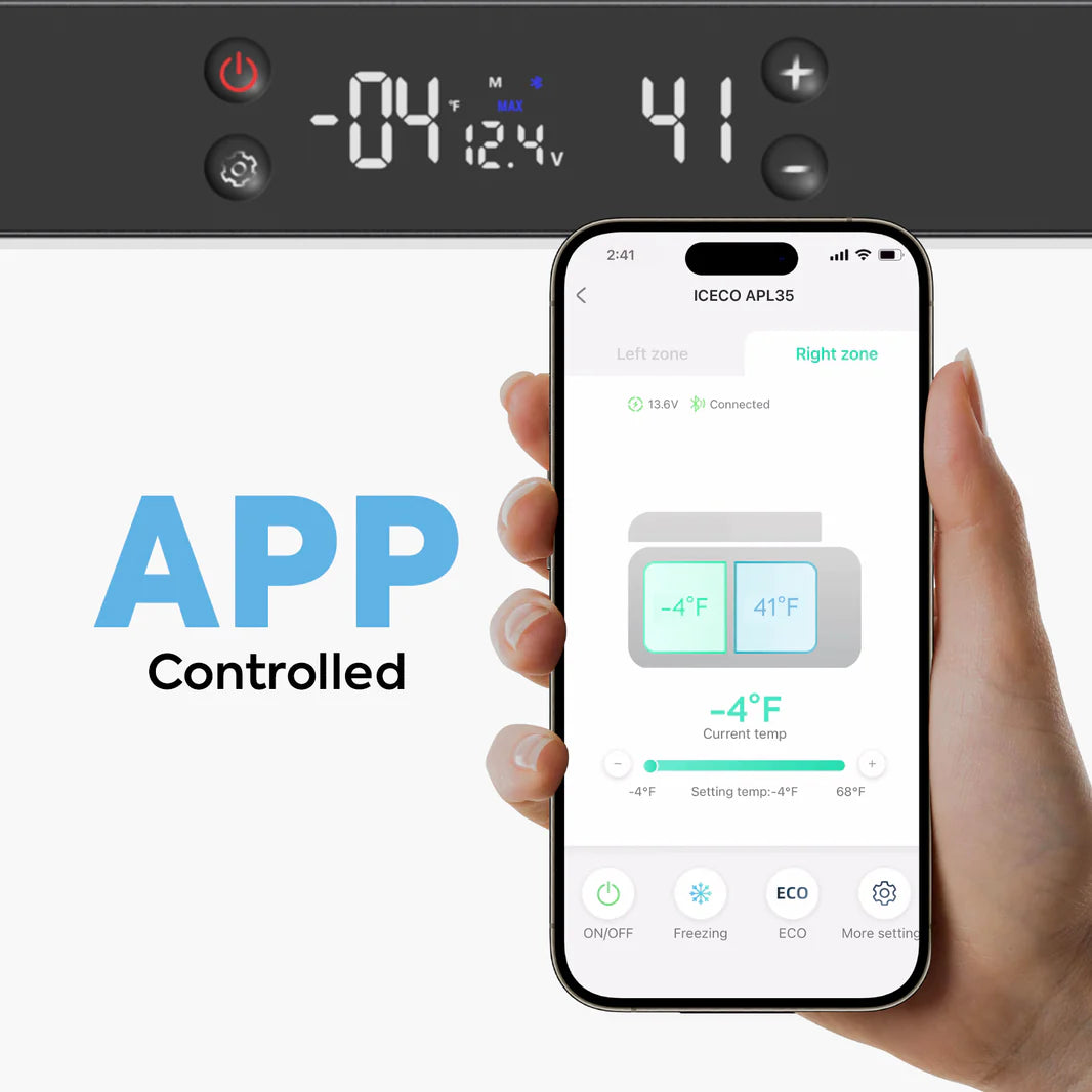 Refrigerateur/Congelateur ICECO 20L  - Argent sur Xperts4x4 Accessoires 4x4 Off-Road