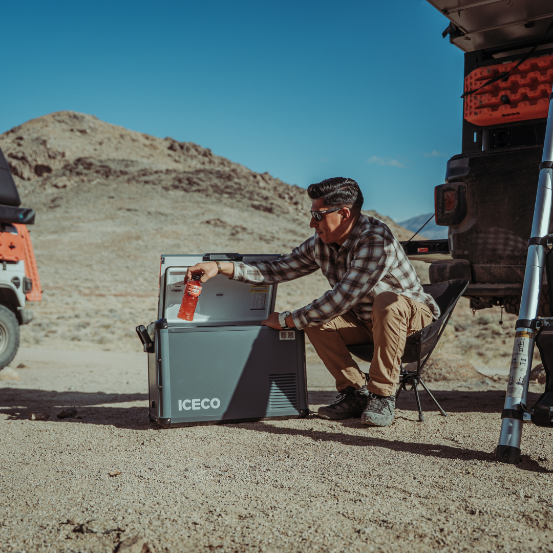 Refrigerateur/Congelateur ICECO 45L Double Compartiments - Gris sur Xperts4x4 Accessoires 4x4 Off-Road