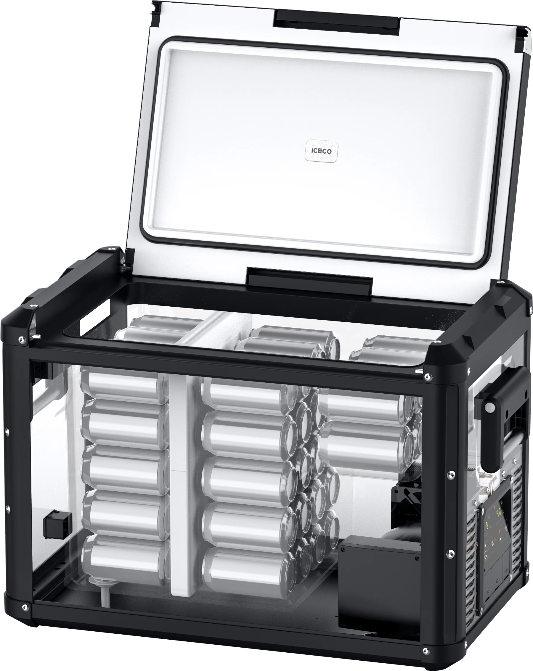 Refrigerateur/Congelateur ICECO 45L Double Compartiments - Vert Olive sur Xperts4x4 Accessoires 4x4 Off-Road