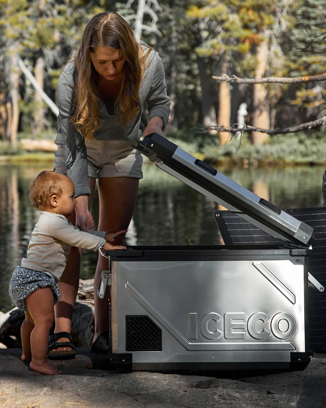 Refrigerateur/Congelateur ICECO 55L Double Compartiments - Argent sur Xperts4x4 Accessoires 4x4 Off-Road