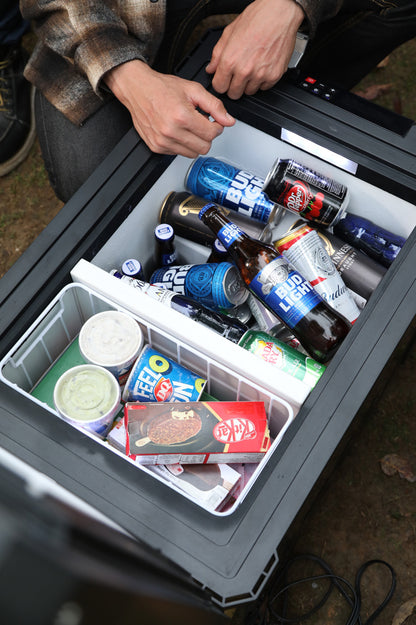 Refrigerateur/Congelateur ICECO 55L Double Compartiments - Noir sur Xperts4x4 Accessoires 4x4 Off-Road