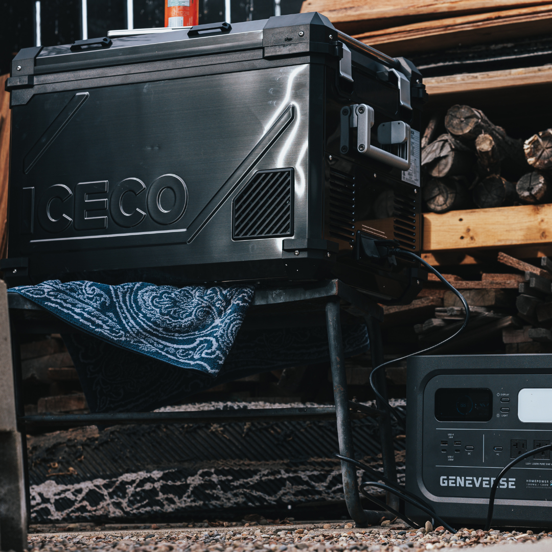 Refrigerateur/Congelateur ICECO 55L Double Compartiments - Noir sur Xperts4x4 Accessoires 4x4 Off-Road