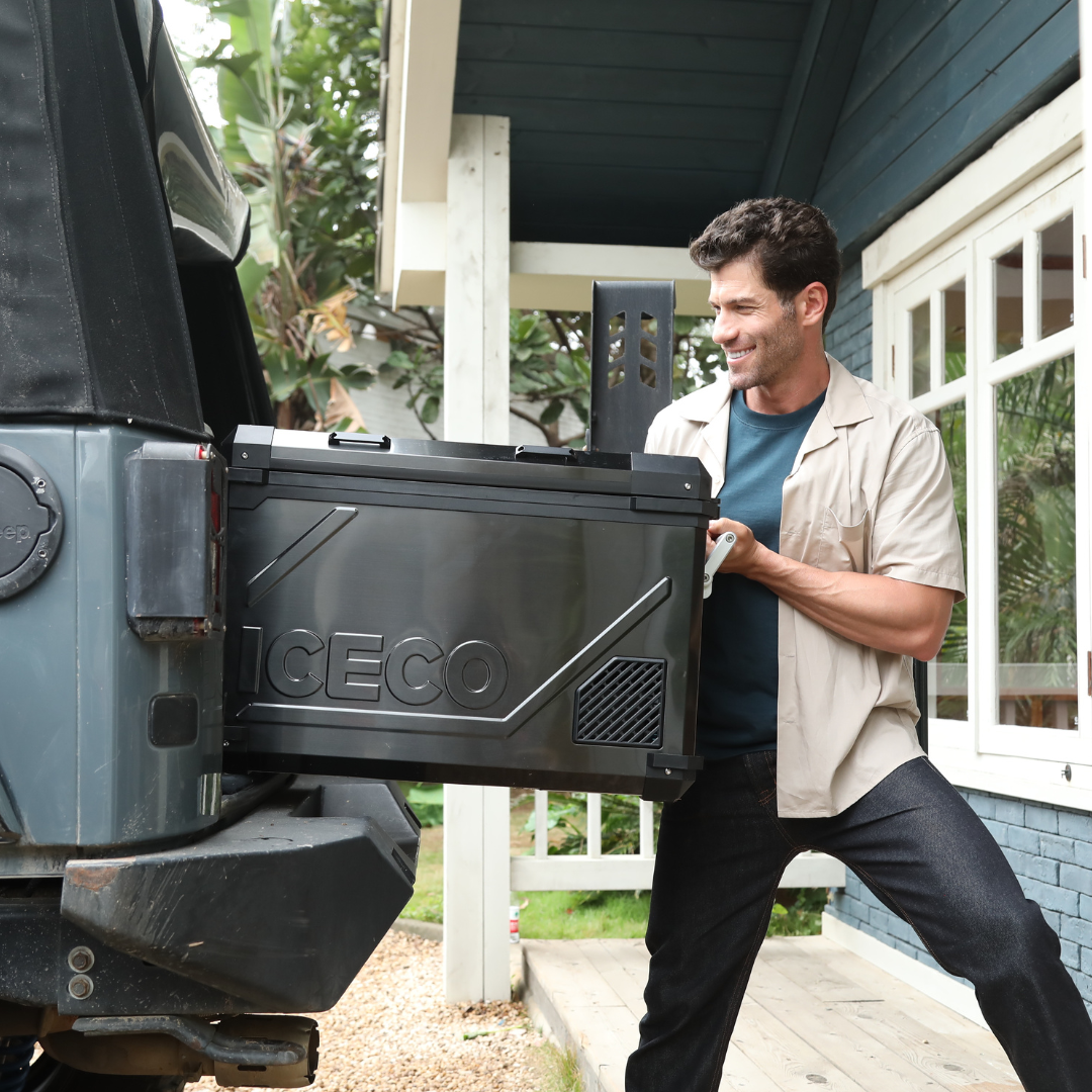 Refrigerateur/Congelateur ICECO 55L Double Compartiments - Noir sur Xperts4x4 Accessoires 4x4 Off-Road