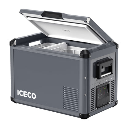 Refrigerateur/Congelateur ICECO 75L Double Compartiments - Gris sur Xperts4x4 Accessoires 4x4 Off-Road