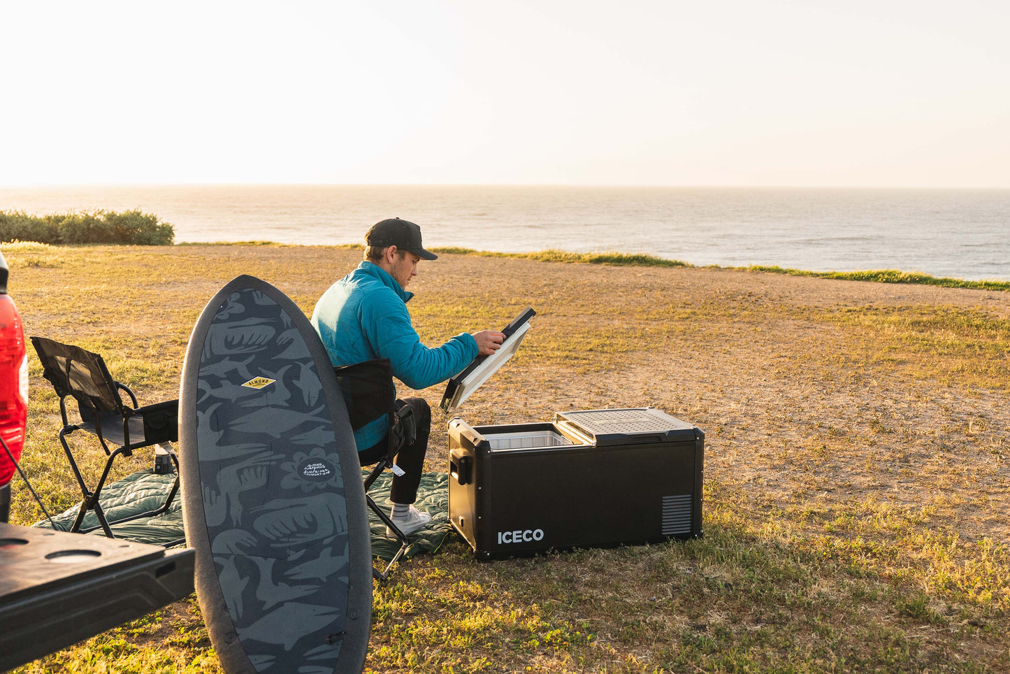 Refrigerateur/Congelateur ICECO 90L Double Compartiments - Noir sur Xperts4x4 Accessoires 4x4 Off-Road