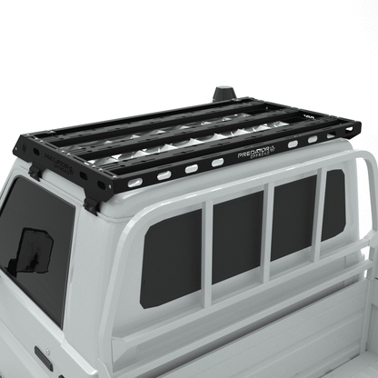 Galerie de toit Toyota Land Cruiser (75 / 79 Series) Simple Cabine Predator Offroad sur Xperts4x4 Accessoires 4x4 Off-Road
