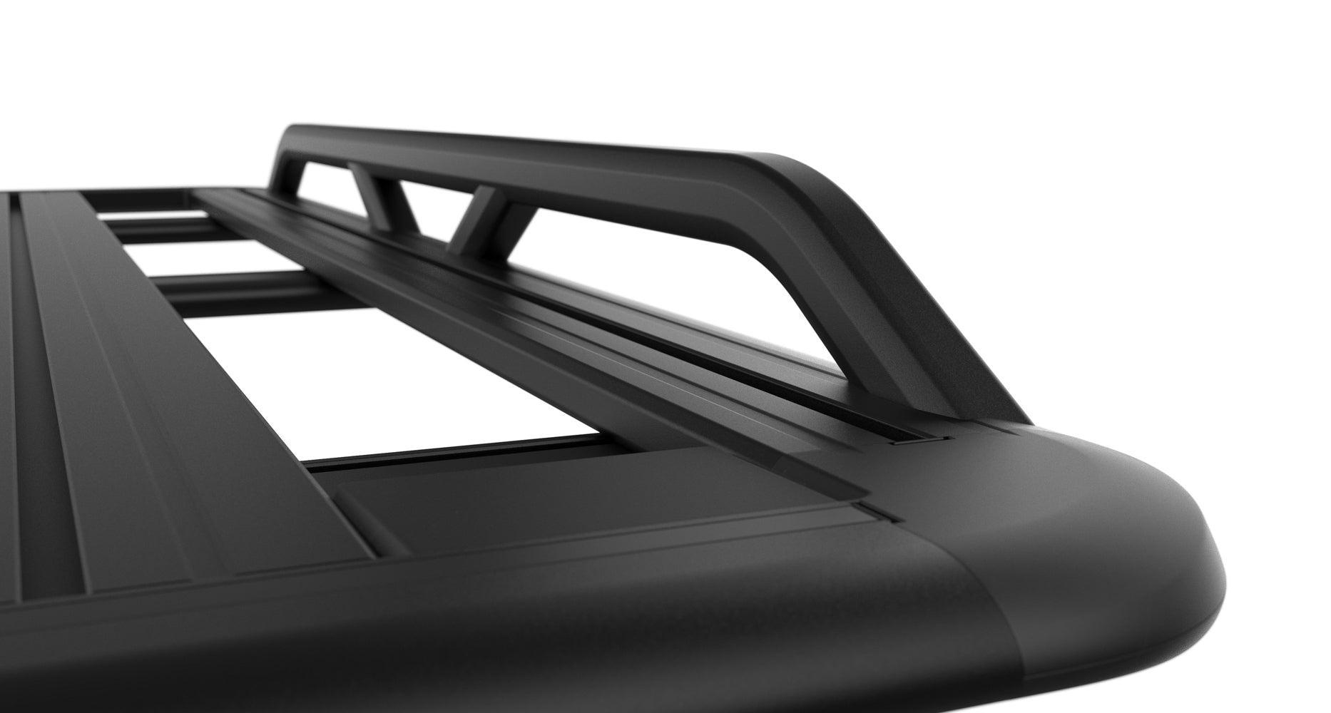 Galerie de toit Rhino-Rack Pioneer 6 2100x1430mm pour véhicule, robuste et adaptée pour transporter des charges volumineuses.