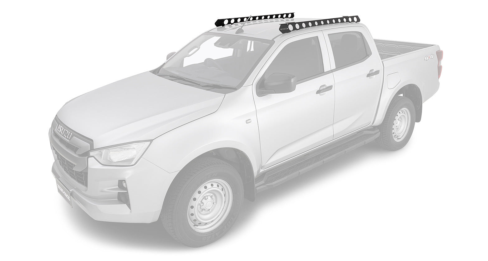 Kit Galerie de Toit Pioneer + Backbone - Isuzu D-Max N60 Double Cab 2020+ sur Xperts4x4 Accessoires 4x4 Off-Road