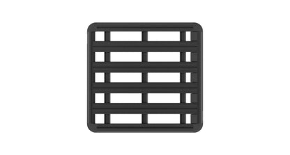 Galerie de toit Rhino-Rack Pioneer 6 pour Honda CR-V 2017+, 1300x1240mm, fixation solide sur le toit du véhicule.