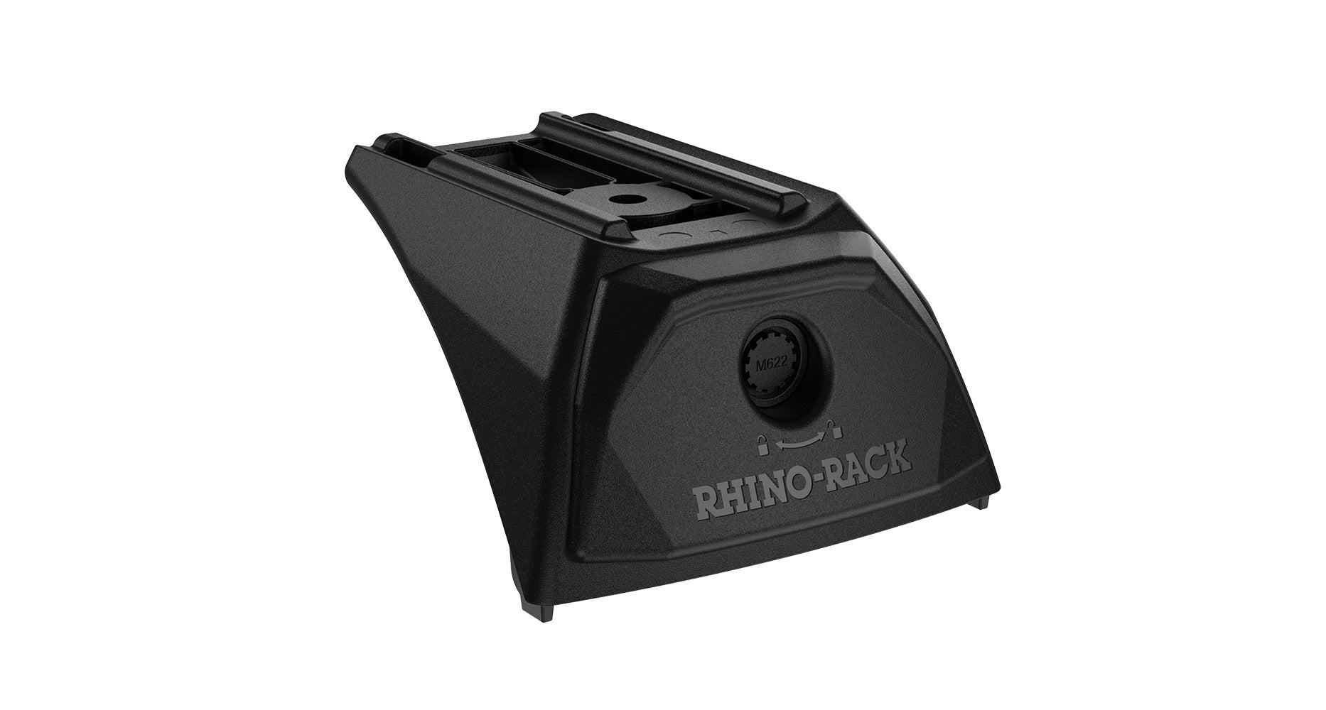 Galerie de toit Rhino-Rack Pioneer 6 pour Land Rover Discovery 3 & 4 2005-2017, vue de côté avec barres solides.