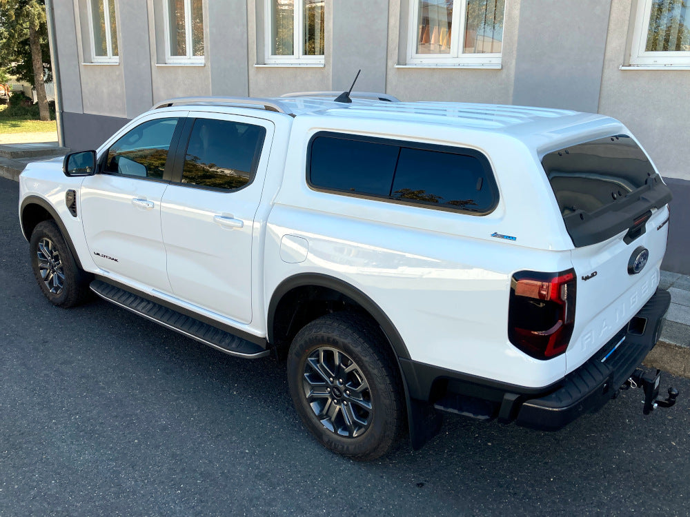 Hardtop Aeroklas avec Fenêtres Coulissantes Ford Ranger/Raptor 2023+ NEXT GEN sur Xperts4x4 Accessoires 4x4 Off-Road