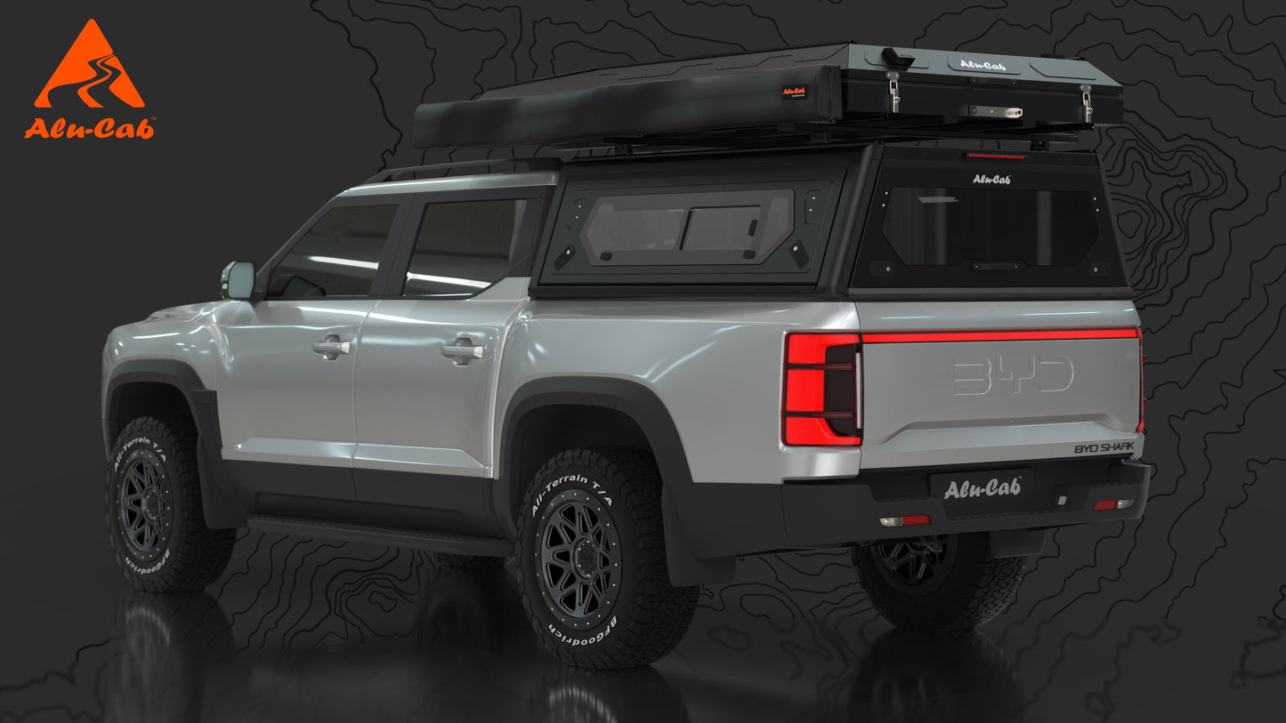Hardtop Alu-Cab Contour BYD Shark 2024+ Double Cab sur Xperts4x4 Accessoires 4x4 Off-Road