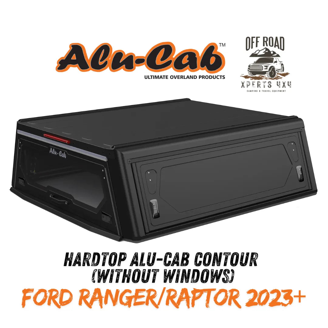 Hardtop Alu-Cab Contour Ford Ranger/Raptor 2023+ sur Xperts4x4 Accessoires 4x4 Off-Road