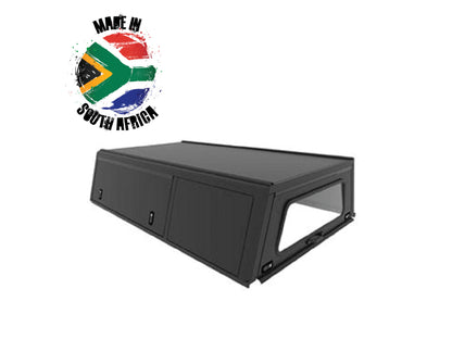 Hardtop Alu-Cab Explorer 3 pour Toyota Hilux Revo 2016+ cabine simple, en aluminium robuste, adapté pour la protection et le transport.