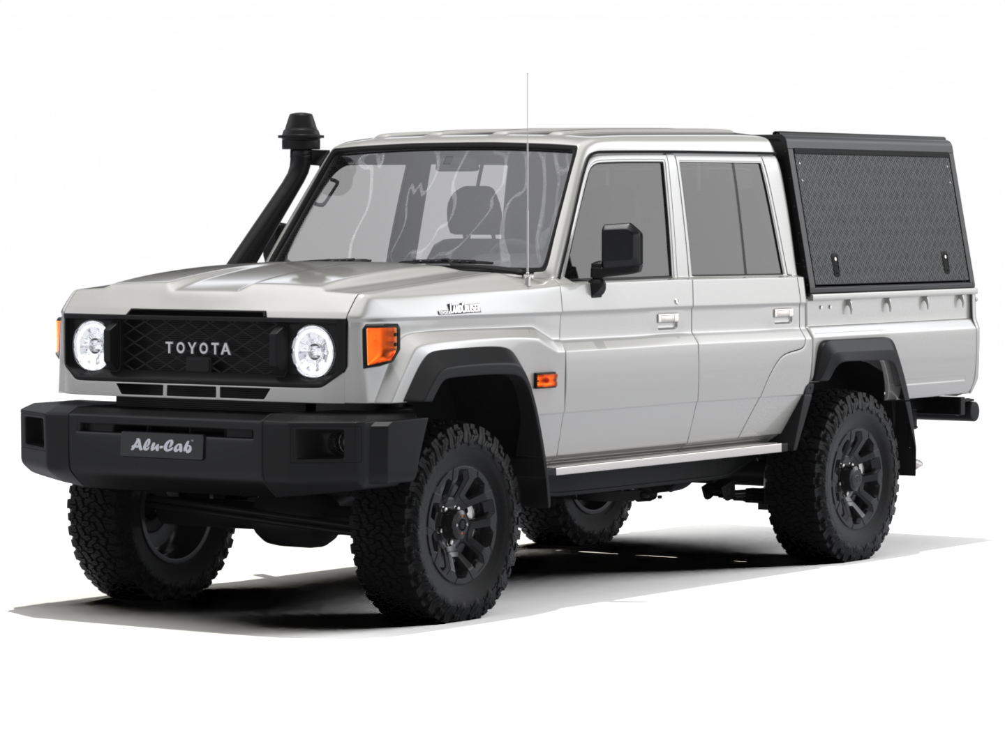 Hardtop Alu-Cab Explorer 3 Toyota Land Cruiser 79 Double-Cab sur Xperts4x4 Accessoires 4x4 Off-Road