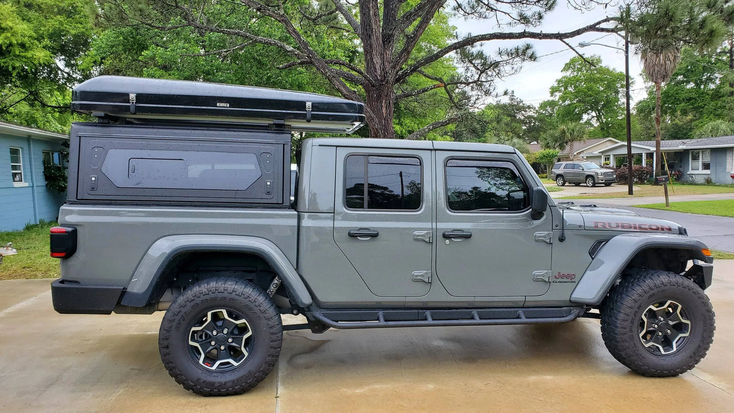 Hardtop Jeep Gladiator JT 2019+ | Alu-Cab Contour | Aluminium Noir sur Xperts4x4 Accessoires 4x4 Off-Road