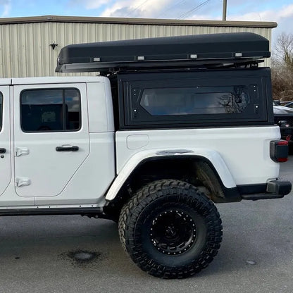 Hardtop Jeep Gladiator JT 2019+ | Alu-Cab Contour | Aluminium Noir sur Xperts4x4 Accessoires 4x4 Off-Road