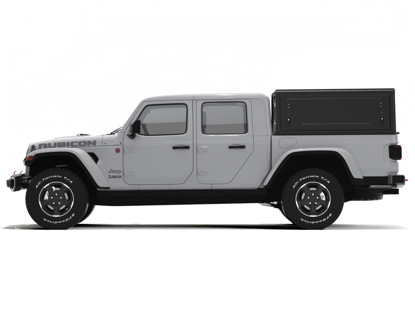 Hardtop Jeep Gladiator JT 2019+ | Alu-Cab Contour | Aluminium Noir sur Xperts4x4 Accessoires 4x4 Off-Road