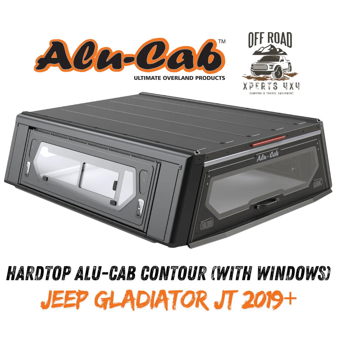 Hardtop Jeep Gladiator JT 2019+ | Alu-Cab Contour | Aluminium Noir sur Xperts4x4 Accessoires 4x4 Off-Road