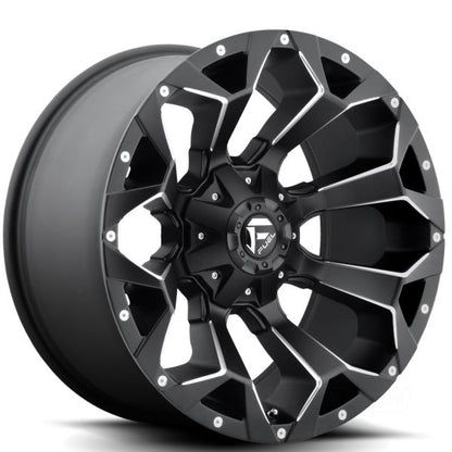 Jante Aluminium FUEL ASSAULT Matte Black & Milled sur Xperts4x4 Accessoires 4x4 Off-Road