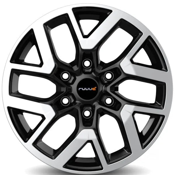 Jante Aluminium RUUUD Bastogne 7.5x19 6x120 ET52 Black sur Xperts4x4 Accessoires 4x4 Off-Road