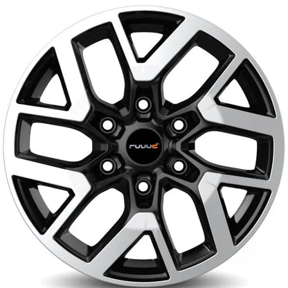 Jante Aluminium RUUUD Bastogne 7.5x19 6x120 ET52 Black sur Xperts4x4 Accessoires 4x4 Off-Road