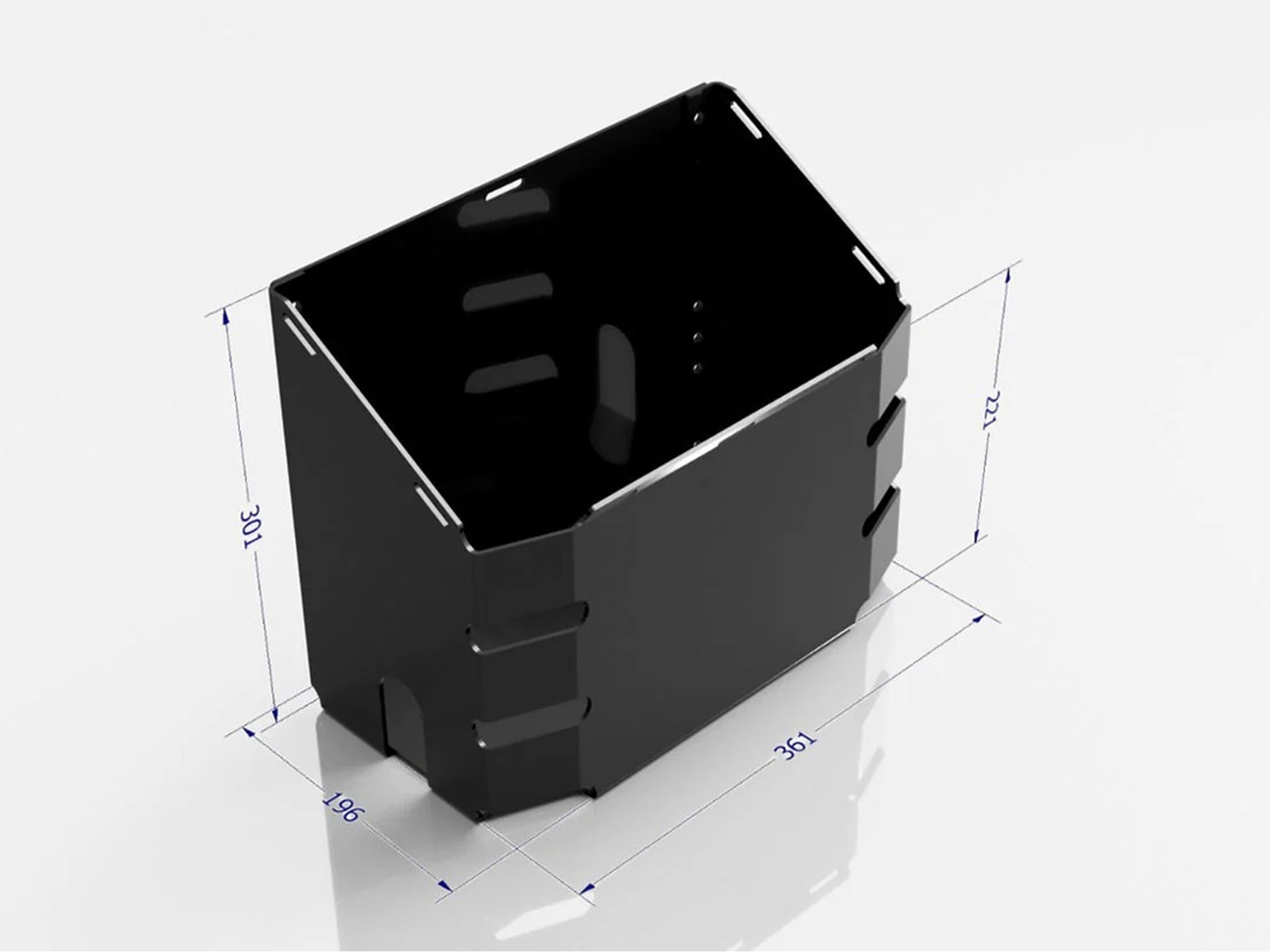 Support Jerry Can 22L ONTAP Noir | Fixation 4x4 Robuste sur Xperts4x4 Accessoires 4x4 Off-Road