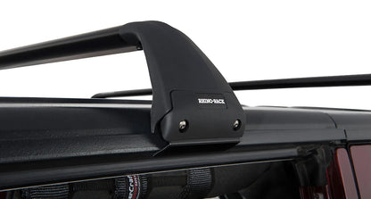 Kit de 2x Barres de toit Vortex SG Black - Rhino Rack - Jeep JK/JL/JT 4 portes sur Xperts4x4 Accessoires 4x4 Off-Road