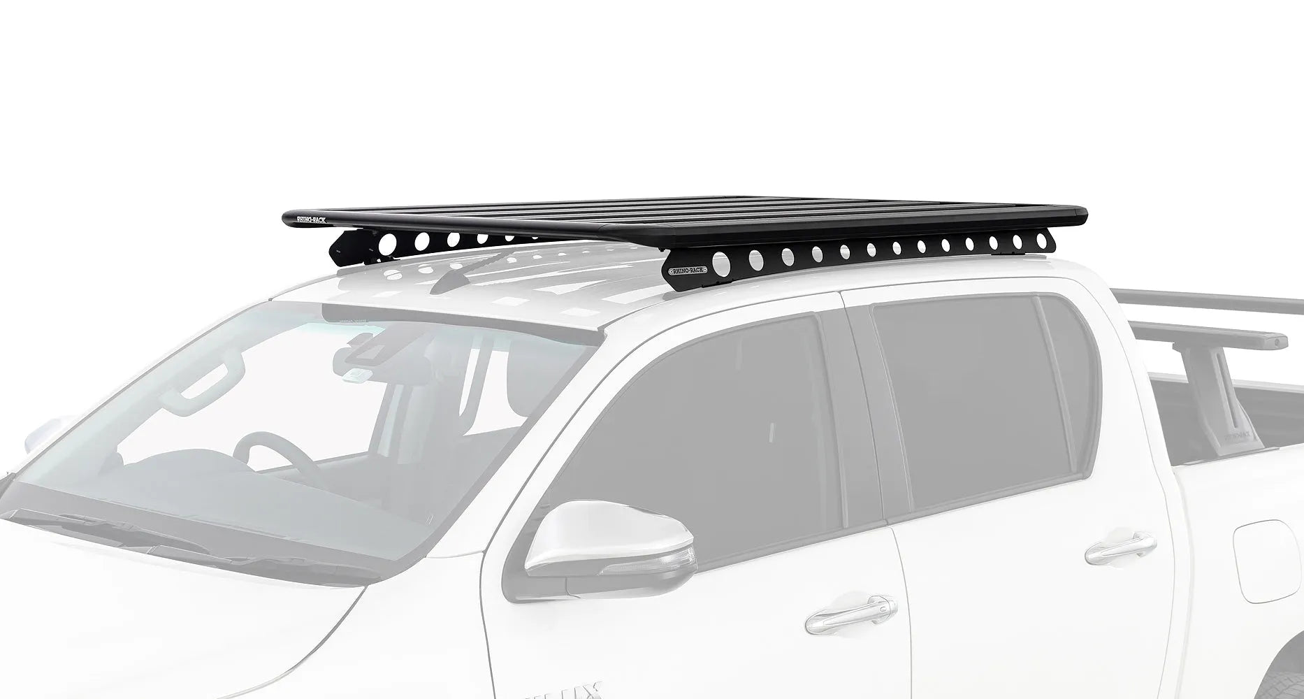 Kit Galerie de Toit + Backbone Rhino-Rack 1500x1240 mm | Toyota Hilux 2016+ DC sur Xperts4x4 Accessoires 4x4 Off-Road