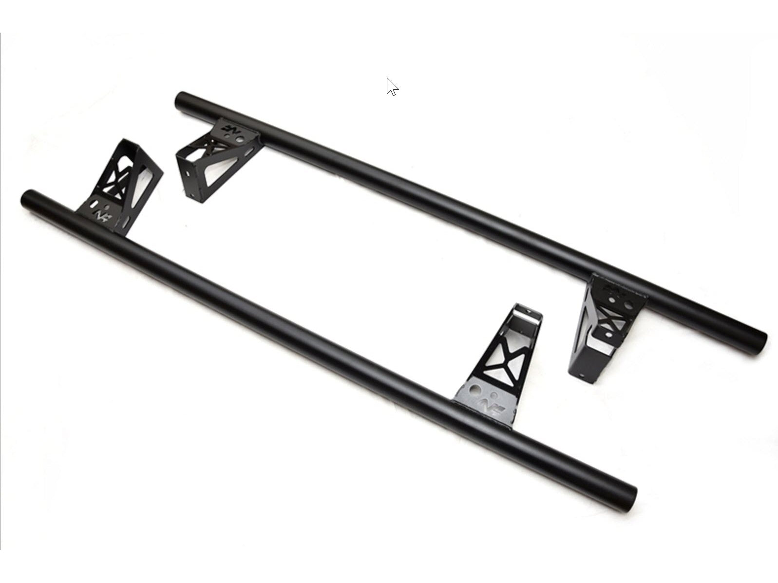 Protections tubulaires de bas de caisse et marche-pieds N4 OFFROAD pour Fiat Fullback et Mitsubishi L200 IV N4-Offroad.