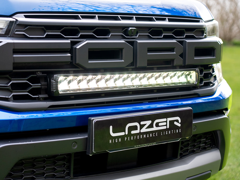 Pack LED Calandre LAZER LAMPS pour Ford Raptor 2023+ Next Gen, éclairage LED moderne pour la grille du véhicule.