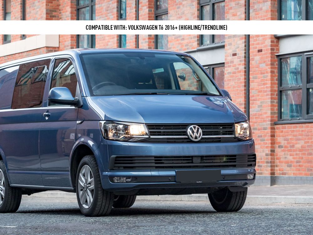 Pack LED Calandre LAZER LAMPS pour VW T6 Highline/Trendline 2016-2018, éclairage LED moderne pour calandre.
