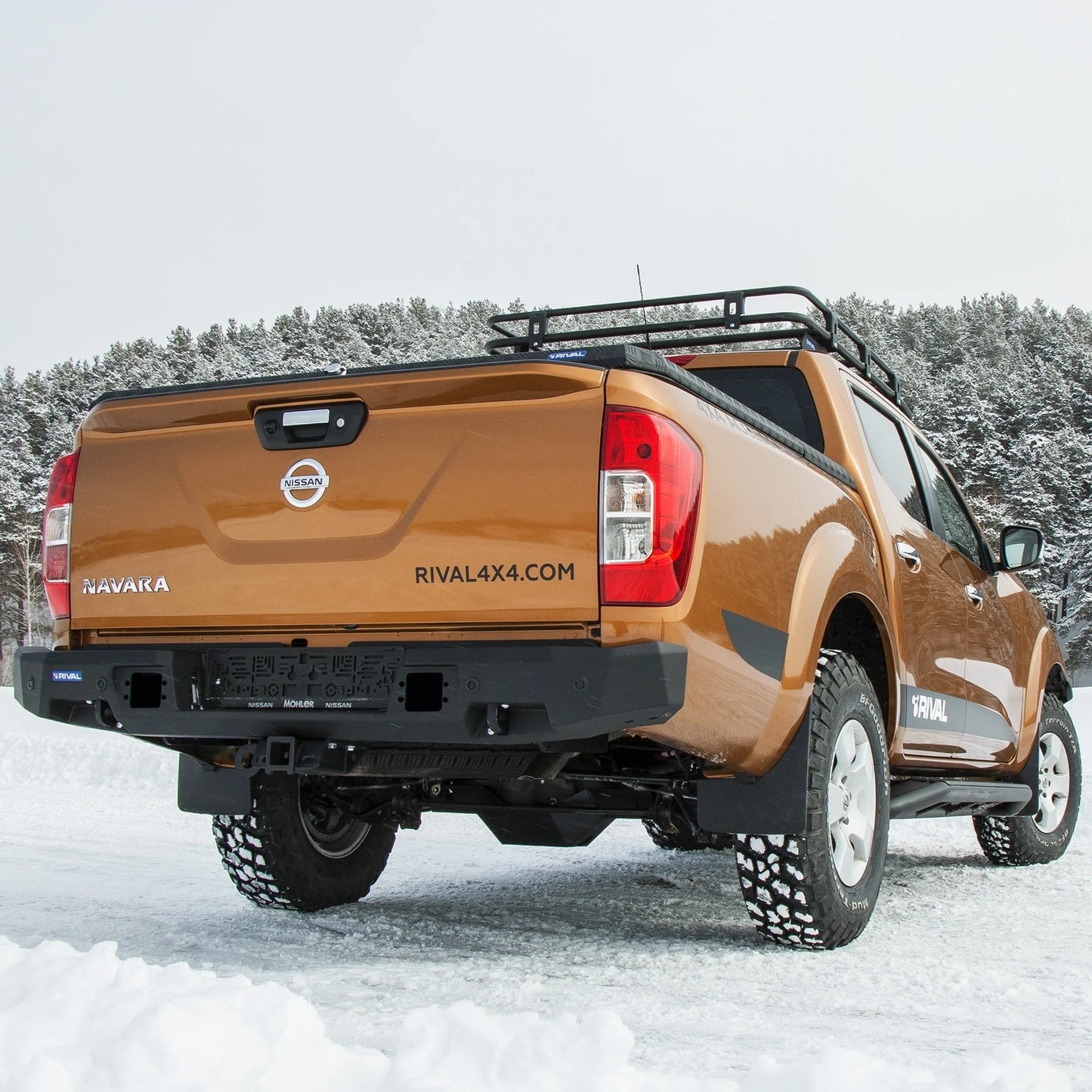 Pare-choc Arrière Aluminium Rival4x4 | Nissan Navara NP300 2015+ sur Xperts4x4 Accessoires 4x4 Off-Road
