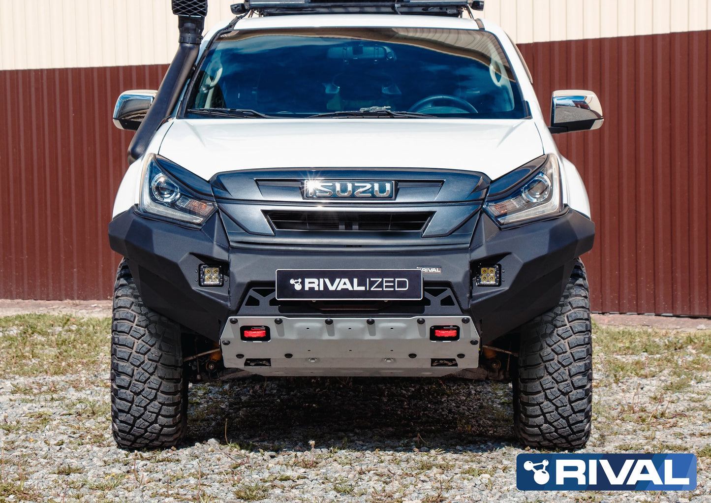 Pare-choc Avant Aluminium Rival4x4 - Isuzu Dmax 2017-2020 sur Xperts4x4 Accessoires 4x4 Off-Road