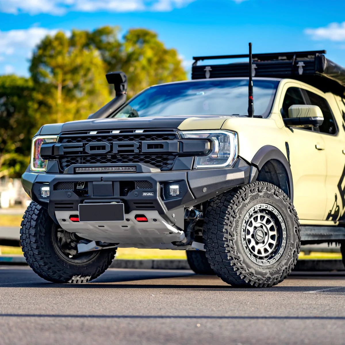 Pare-choc Avant GEN2 RIVAL Aluminium Ford Ranger 2023+ sur Xperts4x4 Accessoires 4x4 Off-Road